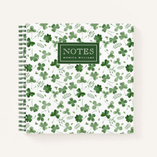 Cuaderno Color de agua suave Shamrock