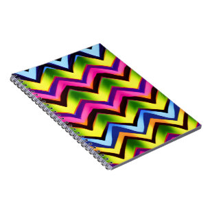 Cuaderno Color de la forma V Patrón sin soldadura