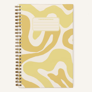 Cuaderno Color de la imagen Abstracto Patrón ondulado