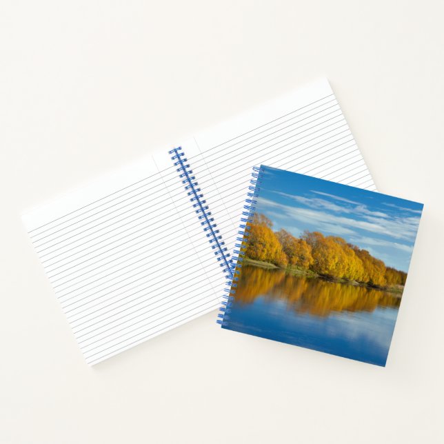 Cuaderno Color de otoño en el río Clutha (Interior)