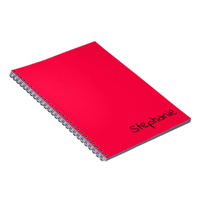 Cuaderno Color de rosa americana (Lado Derecho)