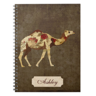 Cuaderno color de rosa del camello