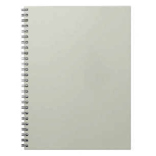 Cuaderno Color de tendencia - Bloc de notas gris plateado c