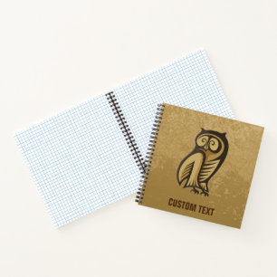 Cuaderno Color del símbolo de búho