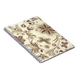 Cuaderno Color Floral Seamless Pattern