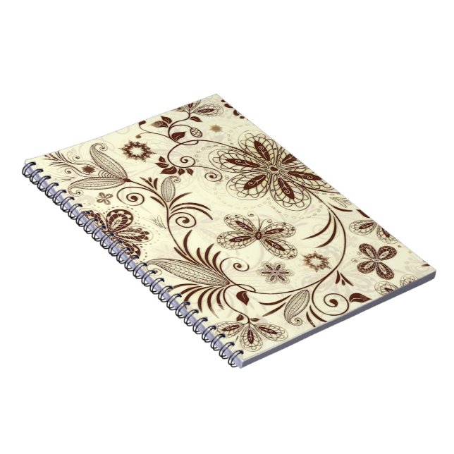 Cuaderno Color Floral Seamless Pattern (Lado Derecho)