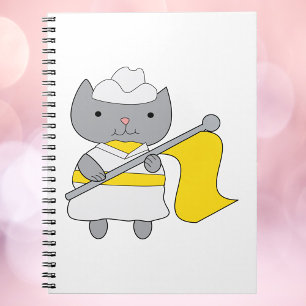 Cuaderno Color Guard Gris Cat Amarillo Blanco