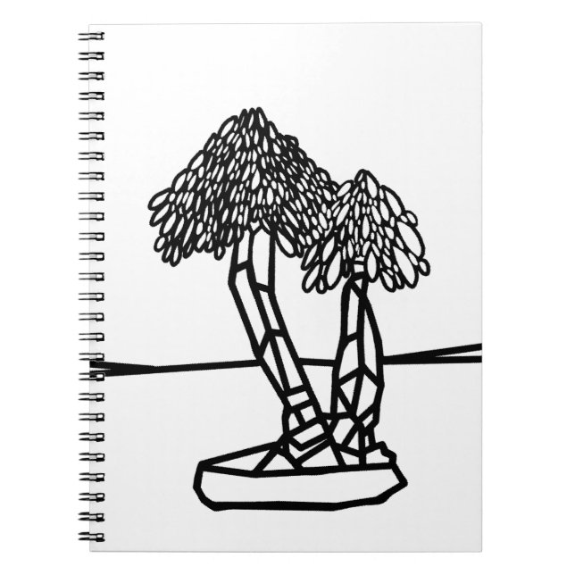 CUADERNO COLOR ME PALM BONSAI (Frente)