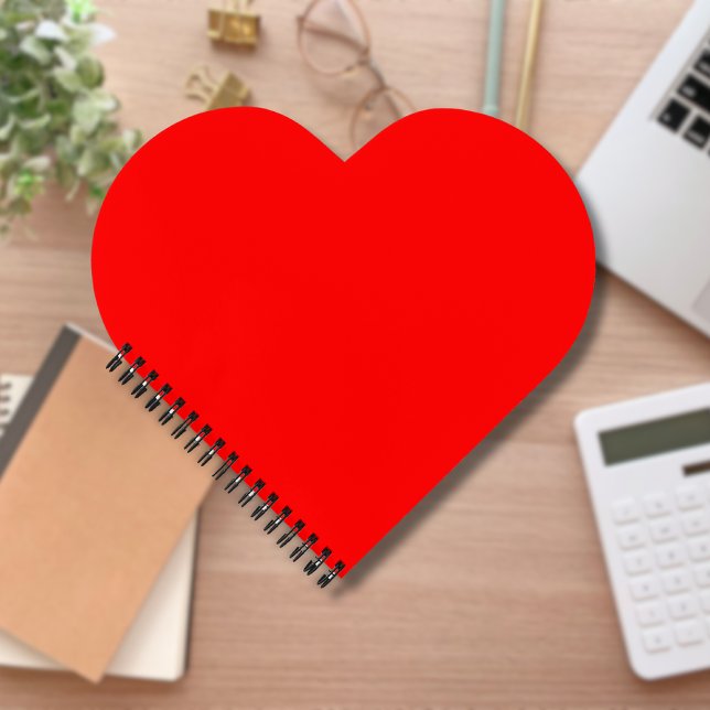 Cuaderno Color rojo sólido | Clásica | Elegante | Trendy (Subido por el creador)