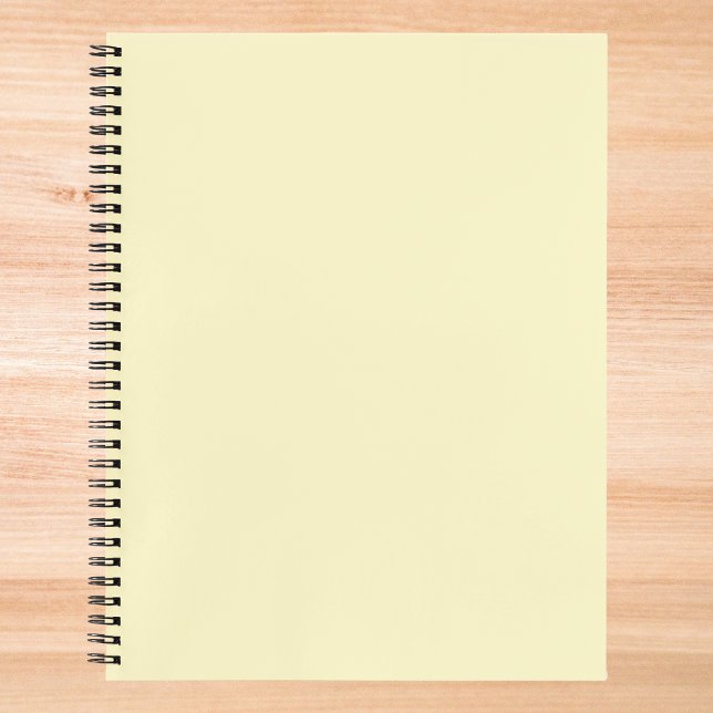 Cuaderno Color sólido amarillo de mantequilla (Subido por el creador)