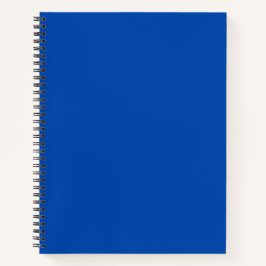 Cuaderno Color sólido azul cobalto