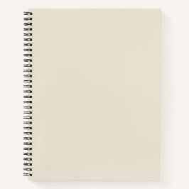 Cuaderno Color sólido chocolate blanco