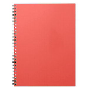 Cuaderno Color sólido coral vivo