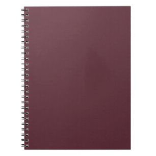 Cuaderno Color sólido de Borgoña