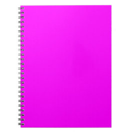 Cuaderno Color sólido fucsia | Clásico Elegante