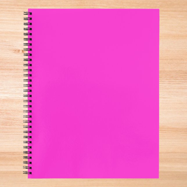 Cuaderno Color sólido magenta caliente (Subido por el creador)
