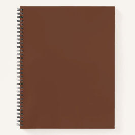 Cuaderno Color sólido Mocha marrón | Clásica | Elegante