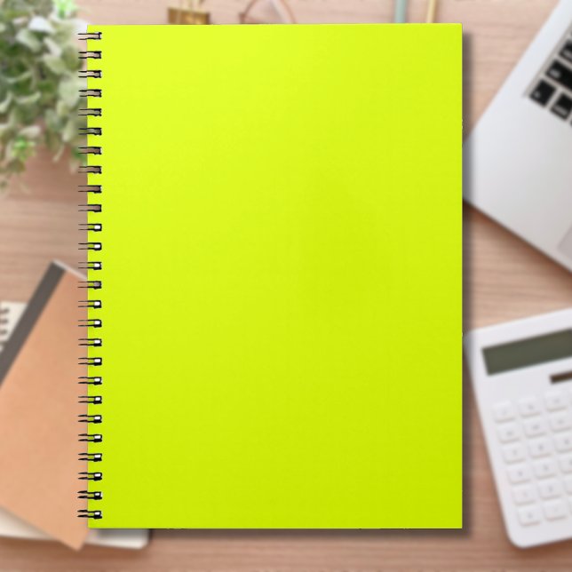 Cuaderno Color sólido Neon Chartreuse | Clásica (Subido por el creador)