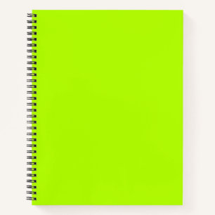 Cuaderno Color sólido neón Clásica Elegante