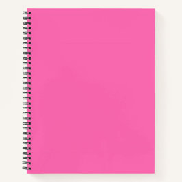 Cuaderno Color sólido rosa caliente