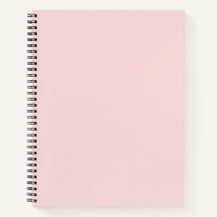 Cuaderno Color sólido rosa en polvo