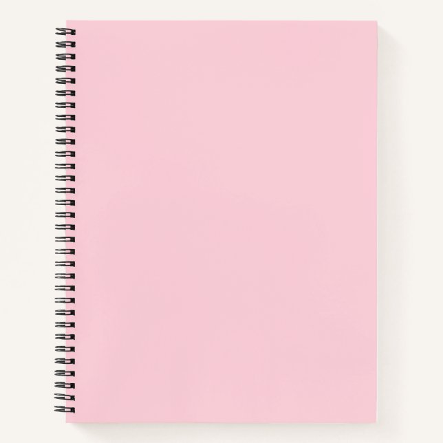 Cuaderno Color sólido rosa milenal (Anverso)