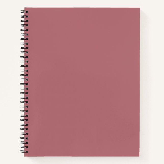 Cuaderno Color sólido Rosa polvoriento (Anverso)