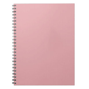 Cuaderno Color sólido rosa Rosa de Rubor   Clásica   Elegan
