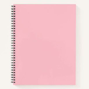 Cuaderno Color sólido rosado de los bblegs