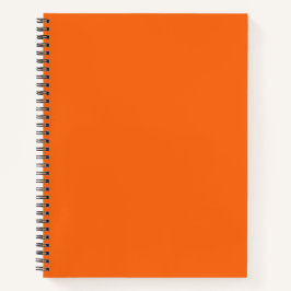 Cuaderno Color sólido tigre naranja