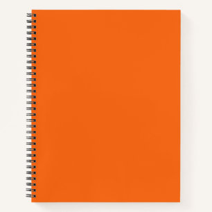 Cuaderno Color sólido tigre naranja