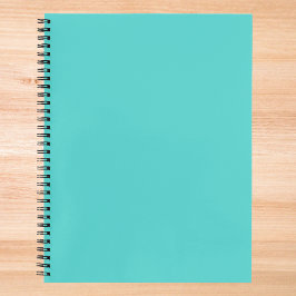 Cuaderno Color sólido turquesa medio