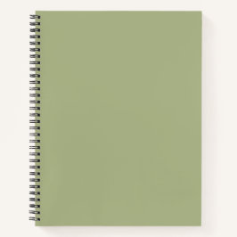 Cuaderno Color sólido verde oscuro