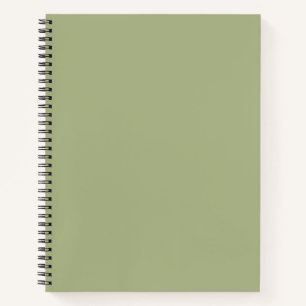Cuaderno Color sólido verde oscuro