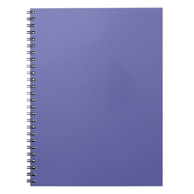 Cuaderno Color sólido violeta azul (Frente)