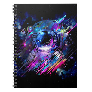 Cuaderno Color Splash Astronauta Espacial Estrellado