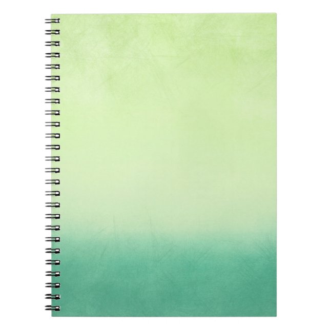 Cuaderno Color verde de fondo amarillo (Frente)