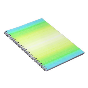 Cuaderno Color verde pastel Gradiente de desenfoque abstrac