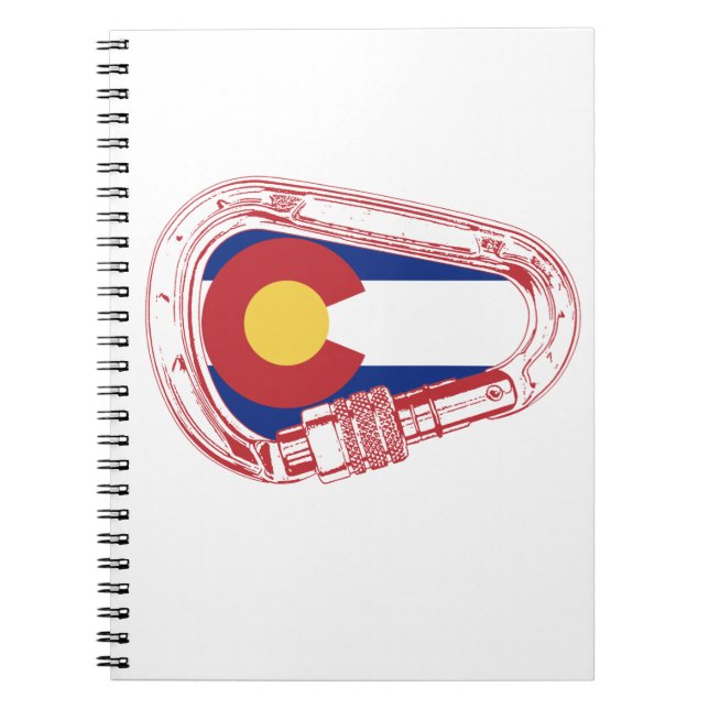Cuaderno Colorado Climbing Carabiner (Frente)