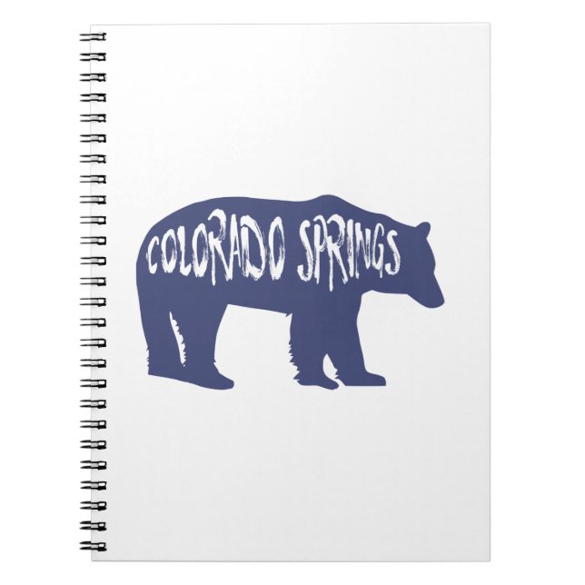 Cuaderno Colorado Springs Bear (Frente)
