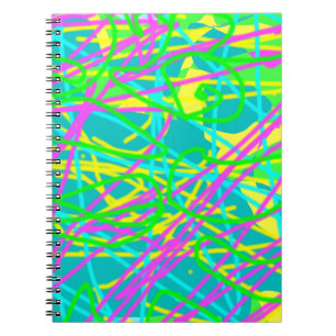 Cuaderno Colorea mis sueños Garabato Patrón Expresivo 