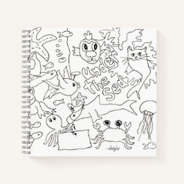 Cuaderno Colorea Tú Mismo - "Bajo el Mar"