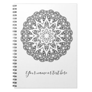 Cuaderno Colorea tu propio MANDALA - Libro de colorear DIY