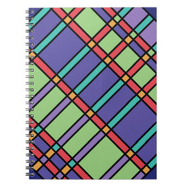 Cuaderno Colores brillantes de vidrio manchado