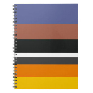 Cuaderno Colores cálidos Rectángulos horizontales familiare