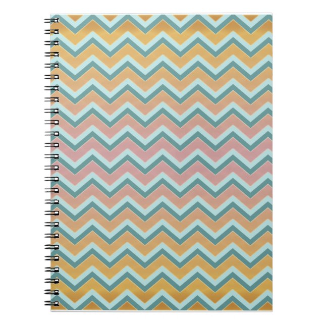 Cuaderno Colores cálidos suaves ZigZag (Frente)