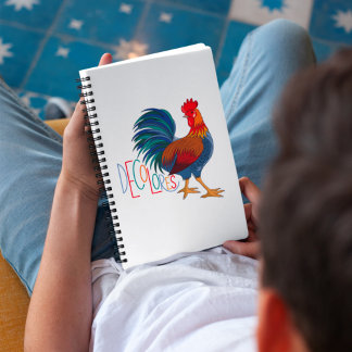 Cuaderno Colores Cursillo Colorful Rooster