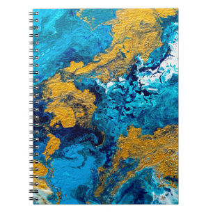 Cuaderno Colores de fantasía: fondo artístico abstracto.
