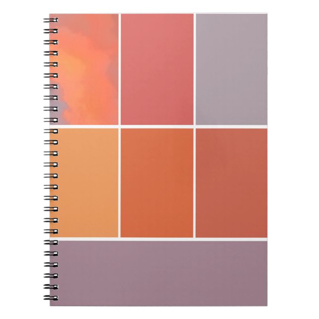 Cuaderno Colores del atardecer de México (Frente)