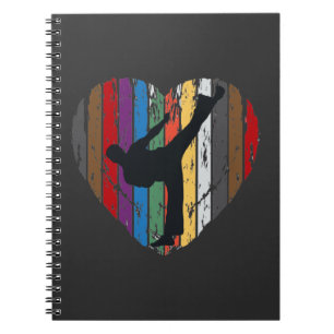 Cuaderno Colores del Cinturón de Combate de Artes Marciales